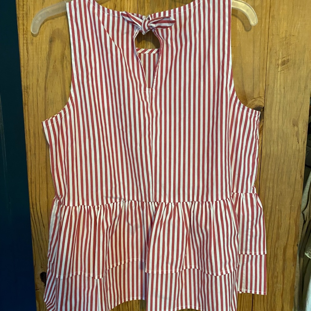 Vineyard vines peplum blouse